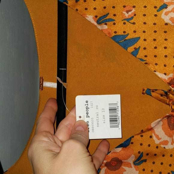 Free People Morning Light Mini Dress Free People Yellow Orange Floral Revolve - Picture 8 of 11